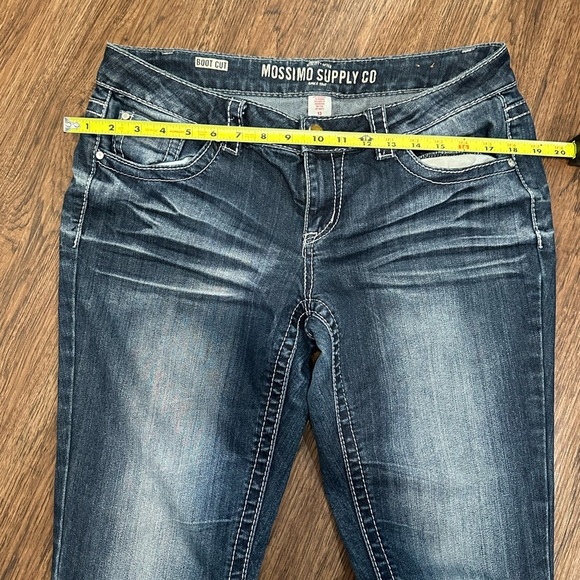 Mossimo Supply Co. boot cut Women's Blue Jeans - Picture 4 of 7